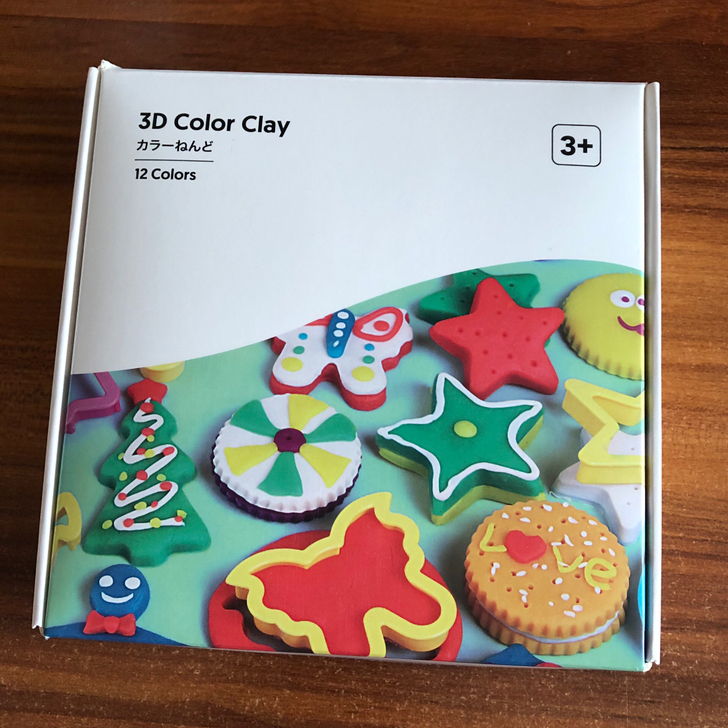 miniso 12色盒装3D彩泥
