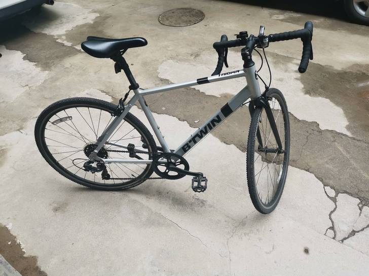 迪卡侬公路车    M号