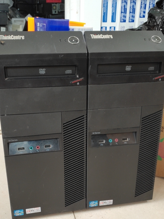 急售二手联想9成新台式电脑主机i3i5四核...