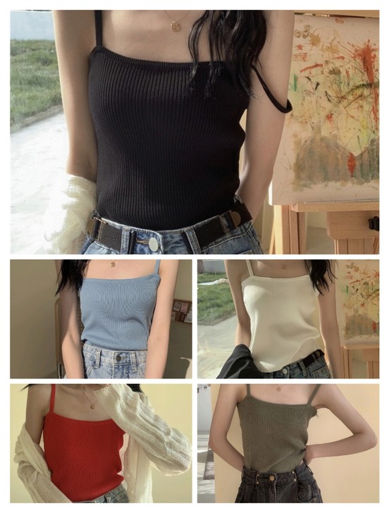 【包邮19.9元】辣妹春夏打底吊带背心女内...