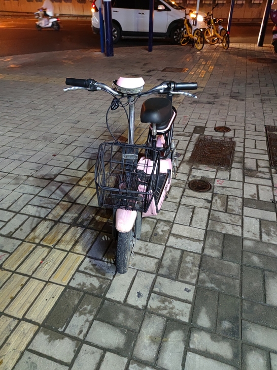 雅迪电动车,车子新旧如图所示,照片刚拍的原...