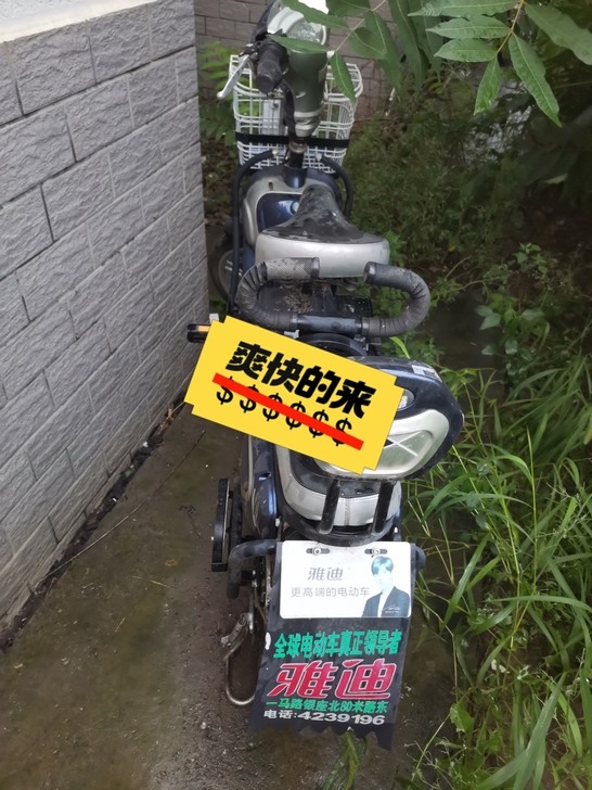 转让闲置雅迪电动车，没有牌照，北京昌平回龙...