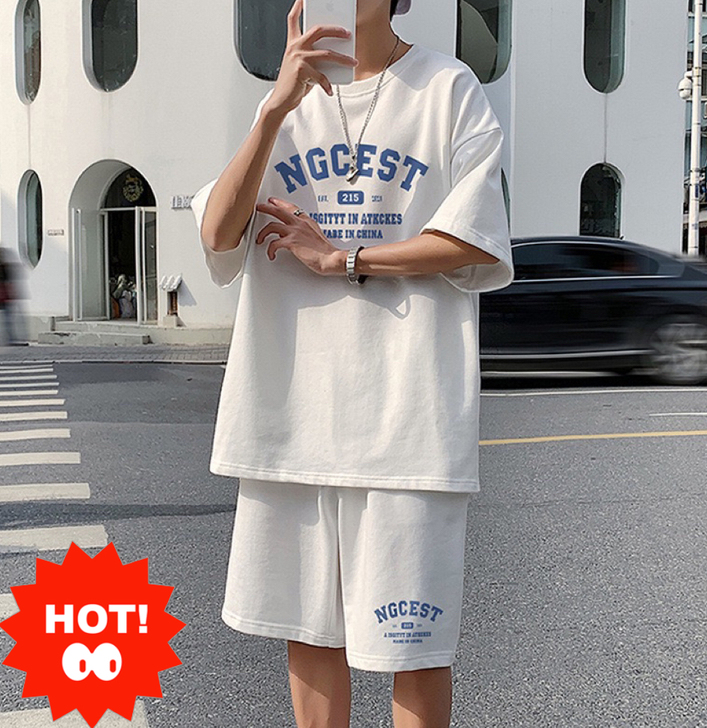 .【亏本卖】男士休闲运动套装2021夏季日...