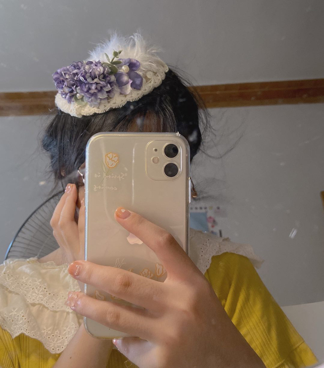 紫色追忆似水年华的礼帽