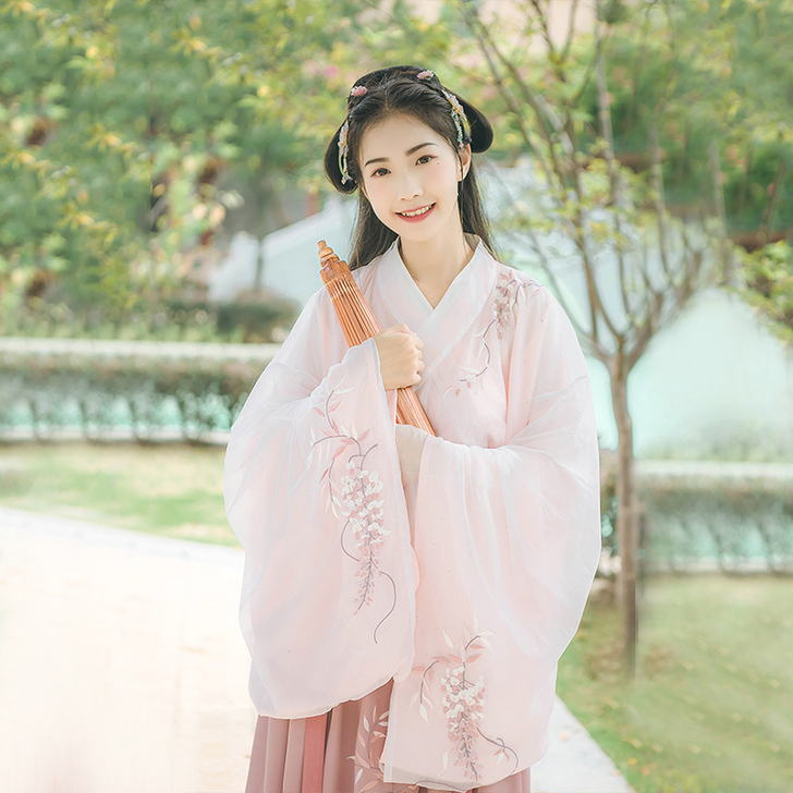 汉尚华莲 科幻 花间意正品原创传统汉服女交...