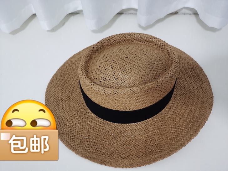 全新草编帽