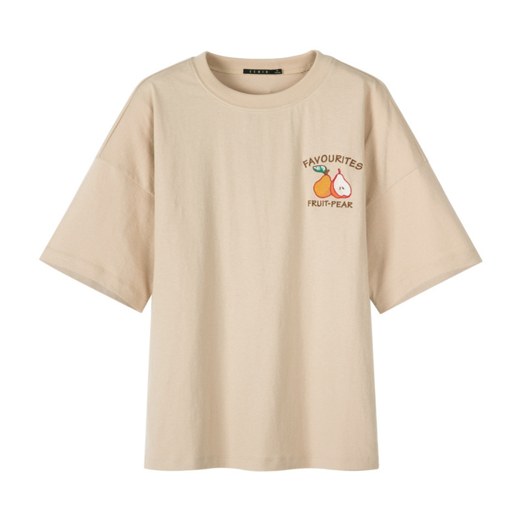 森马短袖T恤女2019夏季新款宽松显瘦打底...