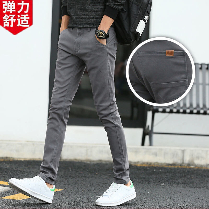 男裤 春夏薄款弹力休闲裤子男宽松百搭潮流韩...