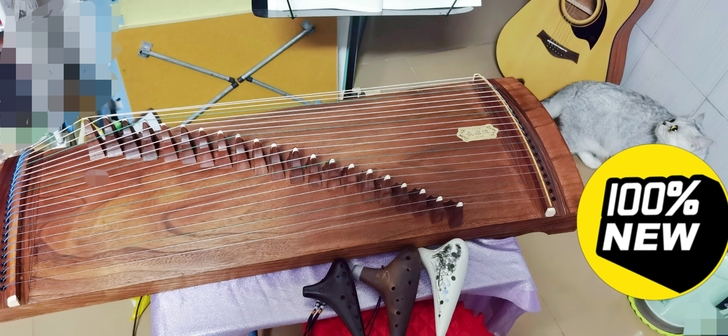 全新  古筝，开箱即可以弹，调好音的，我就...