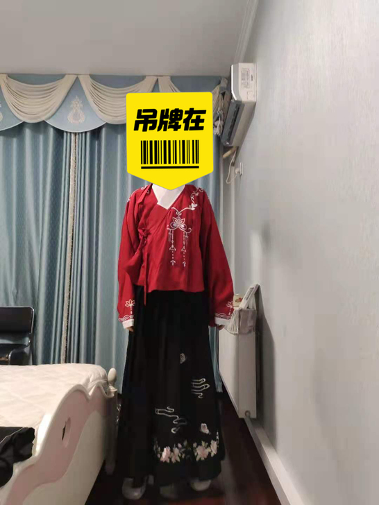 重回汉唐的汉服 仅试穿 吊牌还在 挺好看很...