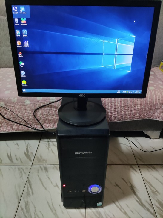 台式电脑，4核办公电脑，台式机。 AMD四...