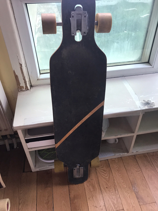 迪卡侬 长板 滑板