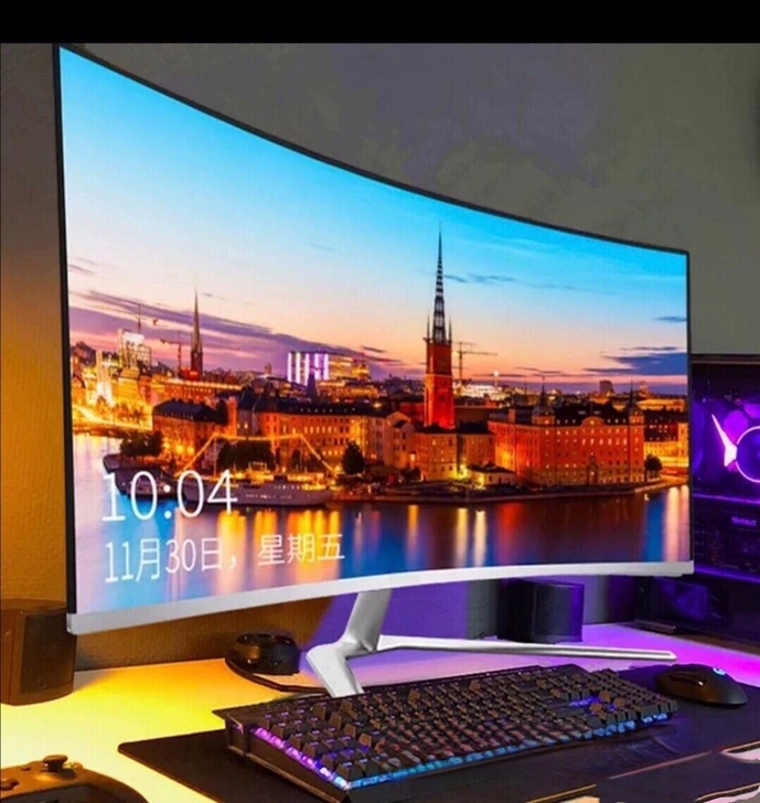 特价处理24寸直曲面，27寸直曲面高清超薄...