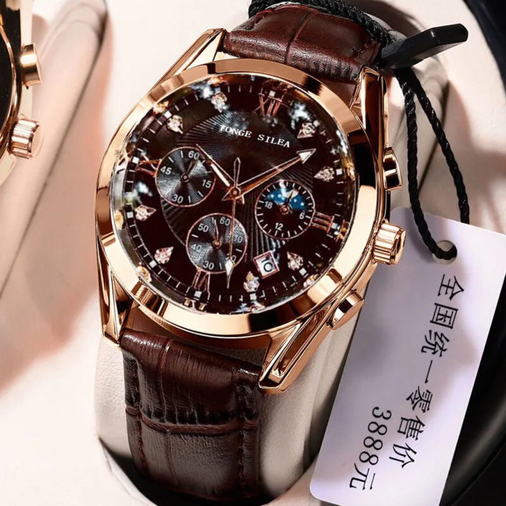 全自动瑞士机芯手表男防水夜光镂空陀飞轮潮流...