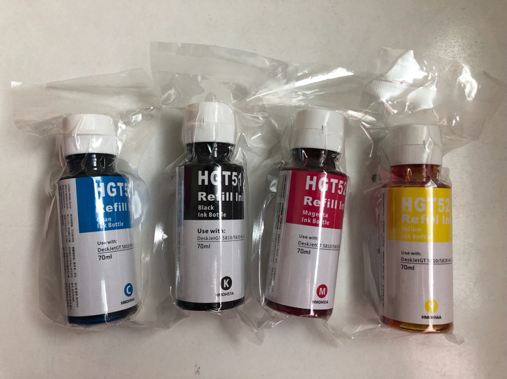 惠普5810墨水 惠普打印机墨水惠普连供墨...