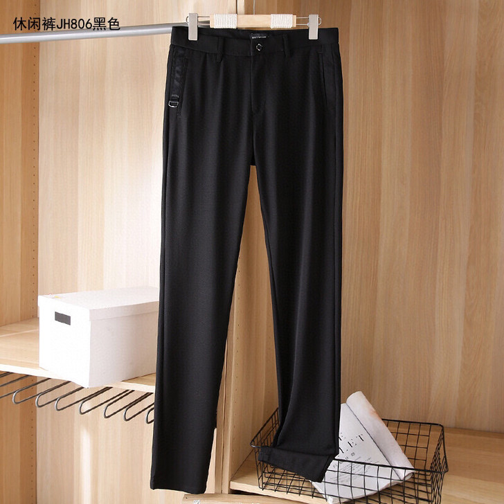 夏季薄款男裤子冰丝长裤男夏季薄款男裤