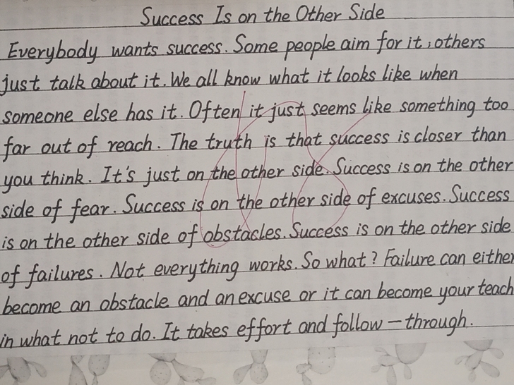 手写，书写，抄写