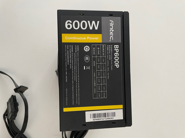 安钛克 额定功率600瓦电源 型号BP60...