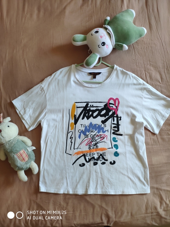 UR女士纯棉T恤，L码，全新，未下水