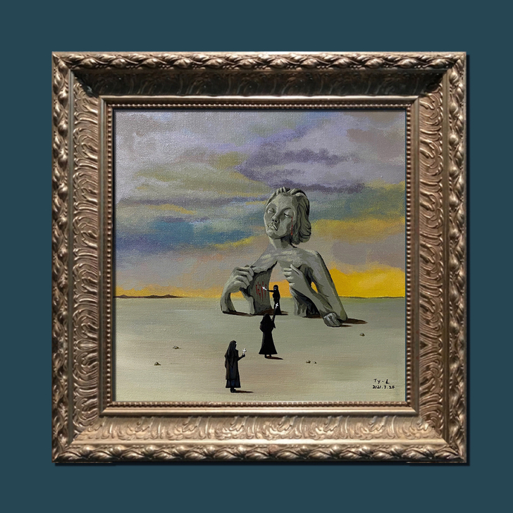 自己画的,新鲜出炉,又一个非常喜欢的作品,...