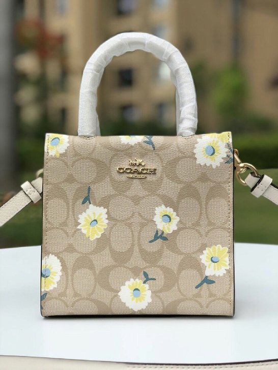 COACH/蔻驰新款女包cally迷你托特...