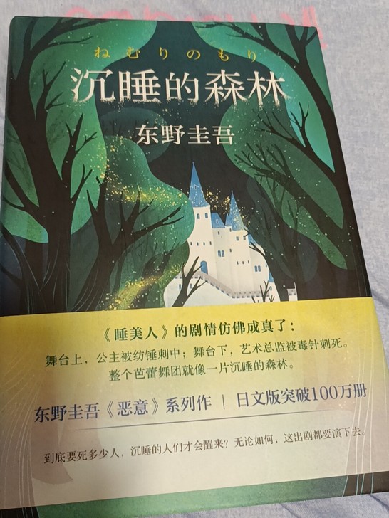 东野圭吾的沉睡的森林，买回来没怎么看就丢到...