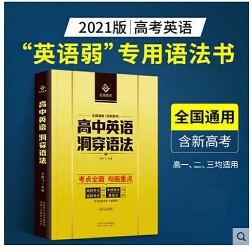2021新版 高中英语洞穿语法 全国通用 ...