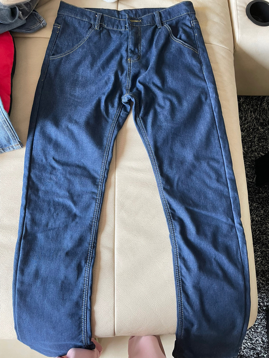 34码加绒加厚男士牛仔裤