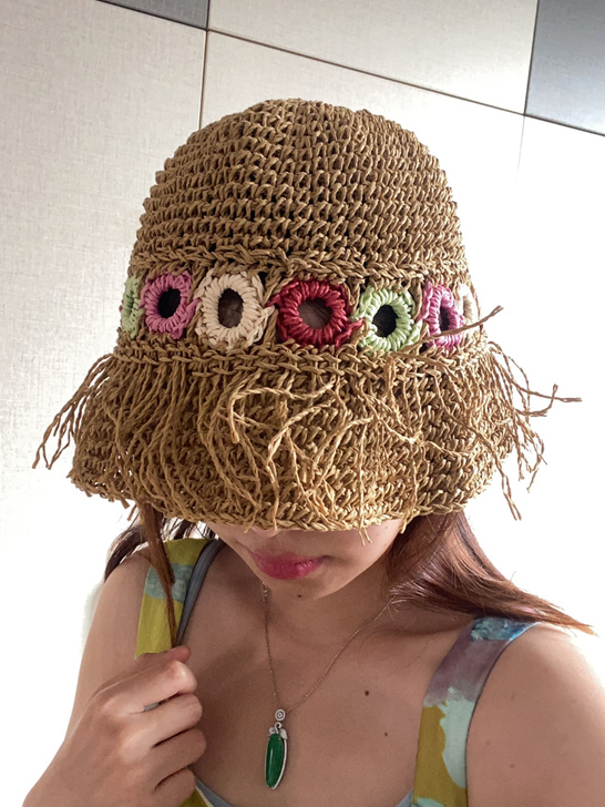 27编织草帽 很结实