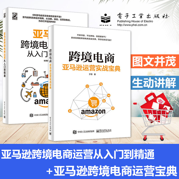正版 亚马逊跨境电商运营从入门到精通+ 亚...