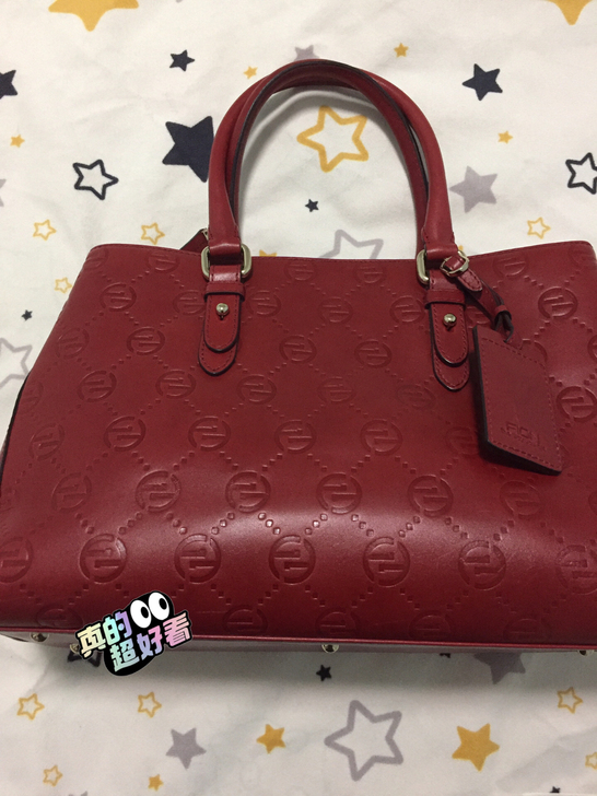 【专柜正品】FION/菲安妮牛皮手拎包女士...