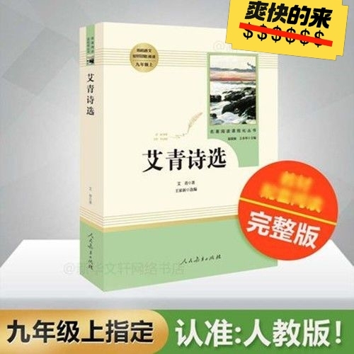 人教九年级必读 艾青诗选水浒传