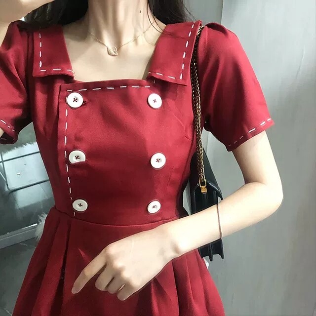 陈大嘴 裙子仙女超仙森系小个子学生小清新法...