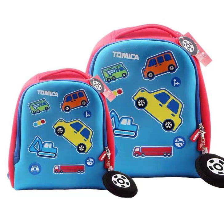 TOMY/多美卡幼儿园书包轻便透气卡通汽车...