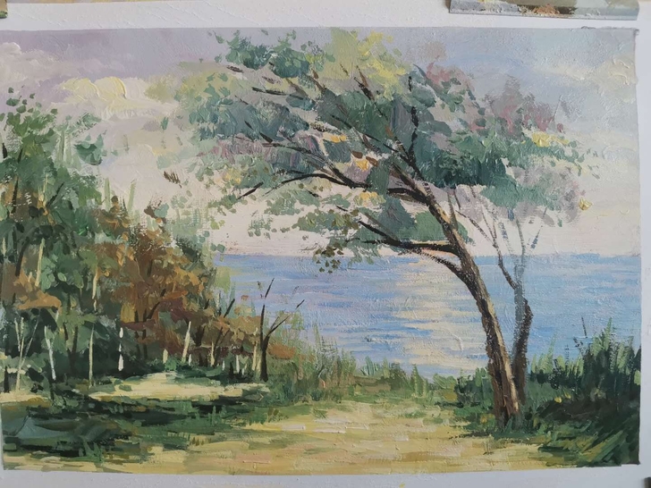 作品名《锦绣山河》