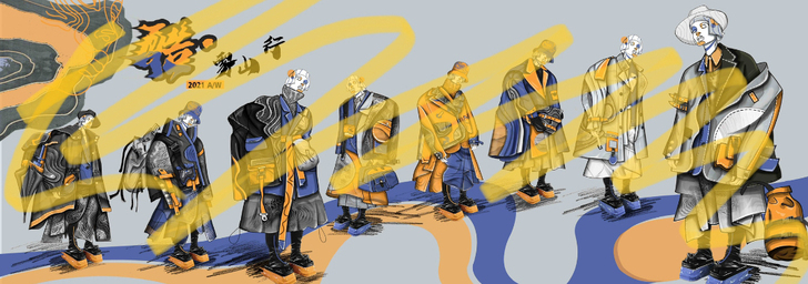 服装设计， 设计素材 ，拼贴画面 设计素材...