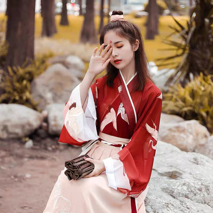 汉服女中国风夏季仙气齐腰襦裙古装女超仙飘逸...