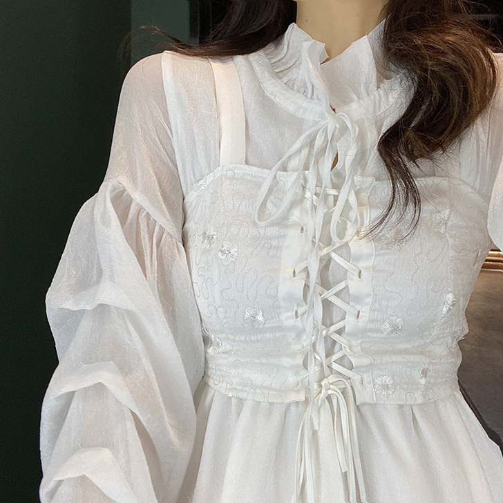 炸街裙子显瘦轻奢设计感日系温柔风气质森系仙...