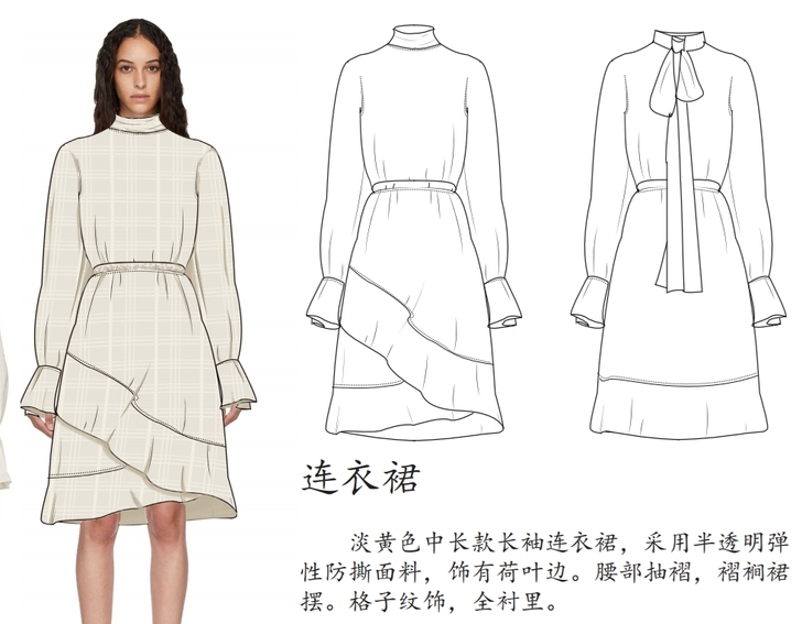 服装款式图效果图代画(价格可聊)