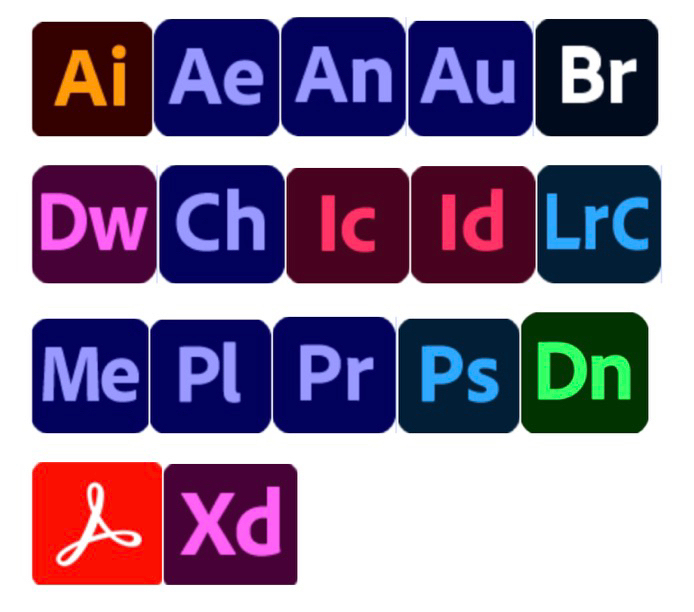 PS软件PR AE LR AU安装包mac...