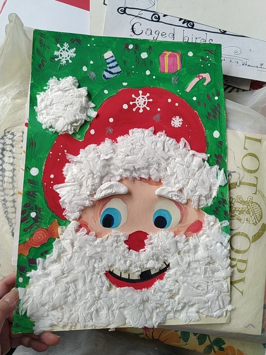 创意画,线描,水彩作品 课堂范画 十张...