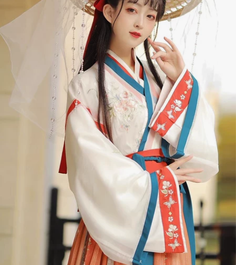 汉服女晋制中国风正品原创春季古装魏晋风交领...