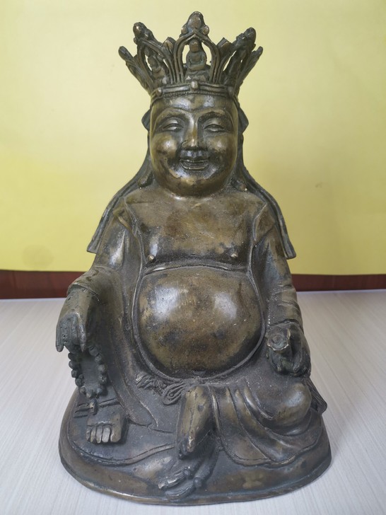 铜佛像,藏传佛教铜佛像一尊,高22厘米左右...