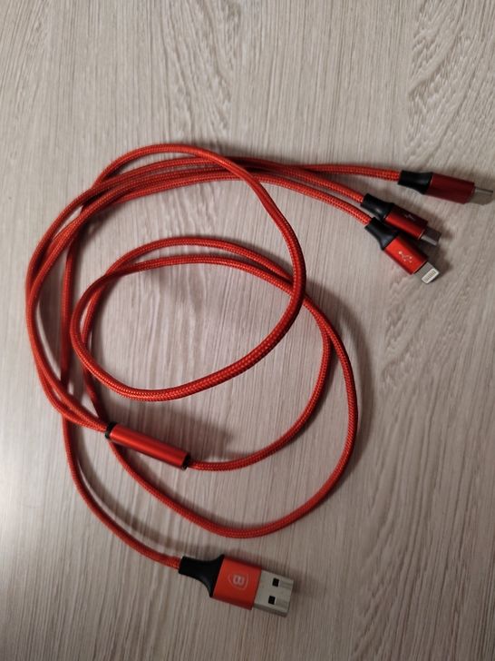 数据线三合一 苹果Type-c安卓手机充电...