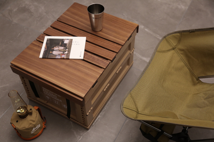 户外折叠箱、胡桃木台面  、DIY手工制作...