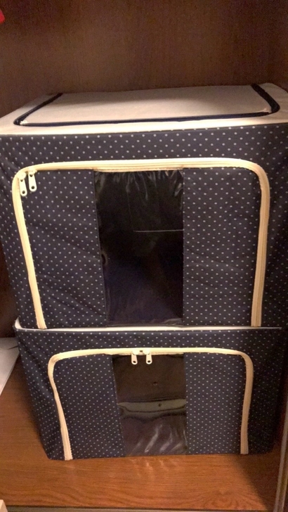 【两个包邮】折叠布整理箱收纳箱衣服衣柜整理...