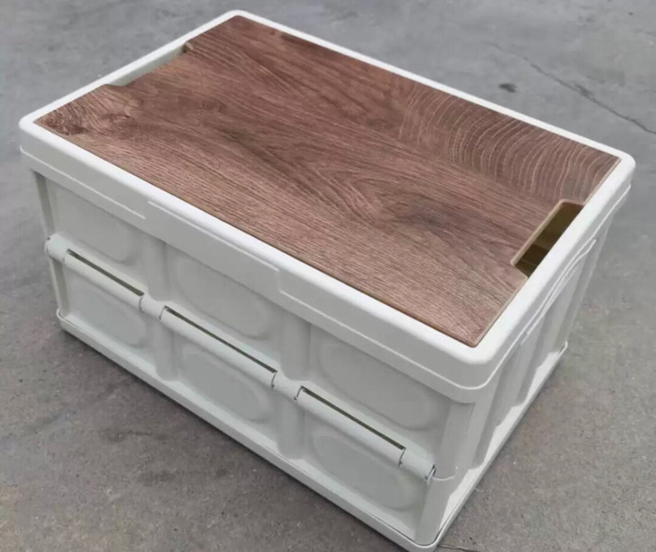 户外露营白熊同款折叠箱