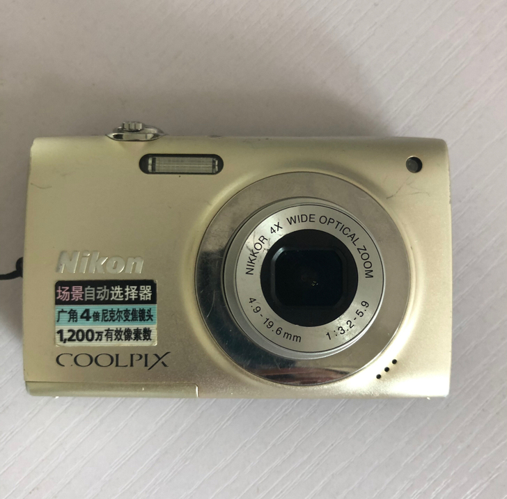 尼康s2500复古ccd相机，1200w像...