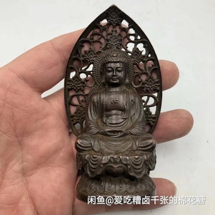 闲置出售 地摊捡来的铜像，佛像，开脸漂亮，...