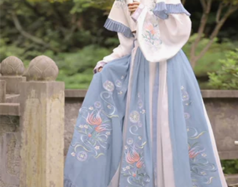 玉术正品汉服女妙菡原创晋制齐腰交领襦裙夏季...
